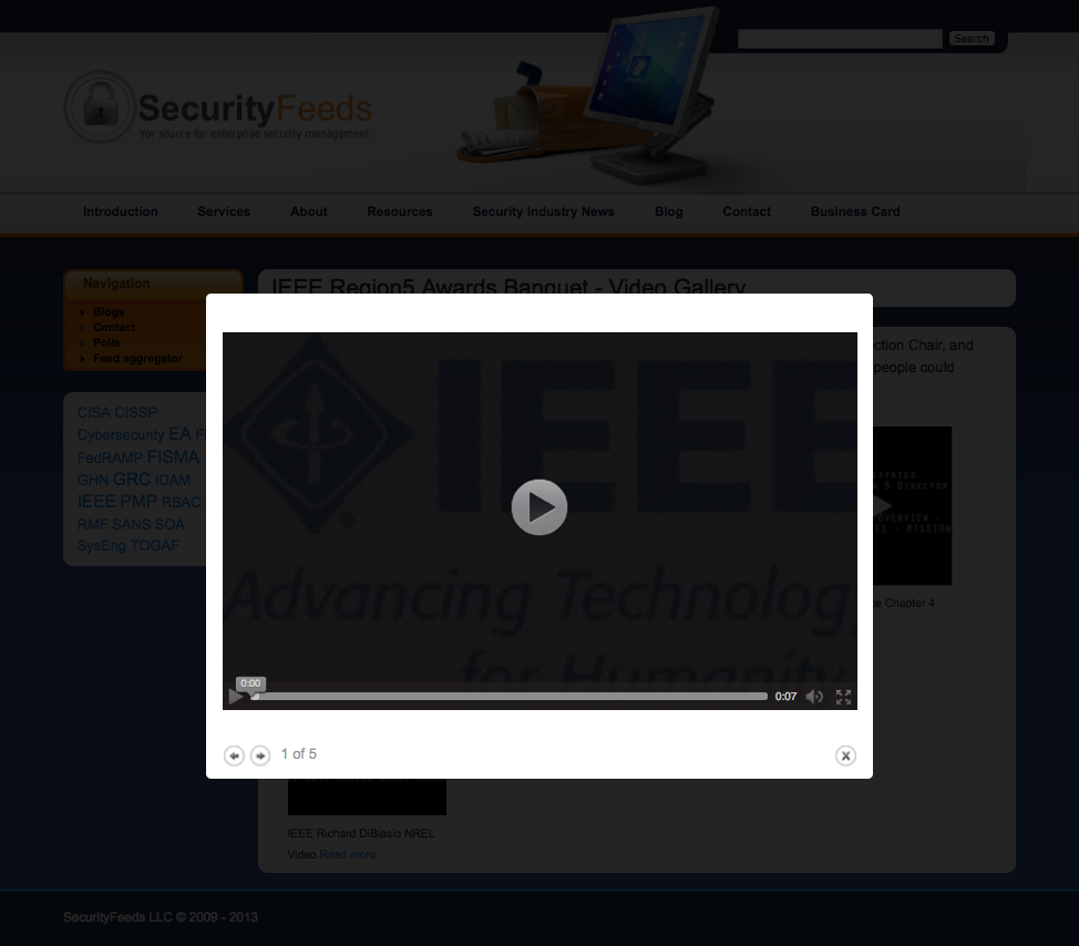 Video Player in Pop Up Video Player in Pop Up