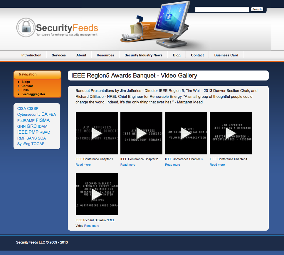 Video Gallery Page Video Gallery Page